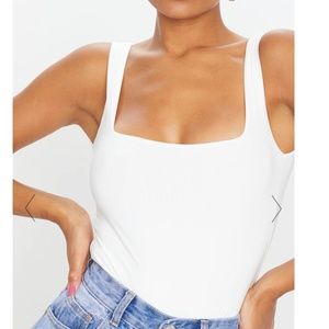 PrettyLittleThings White Bodysuit